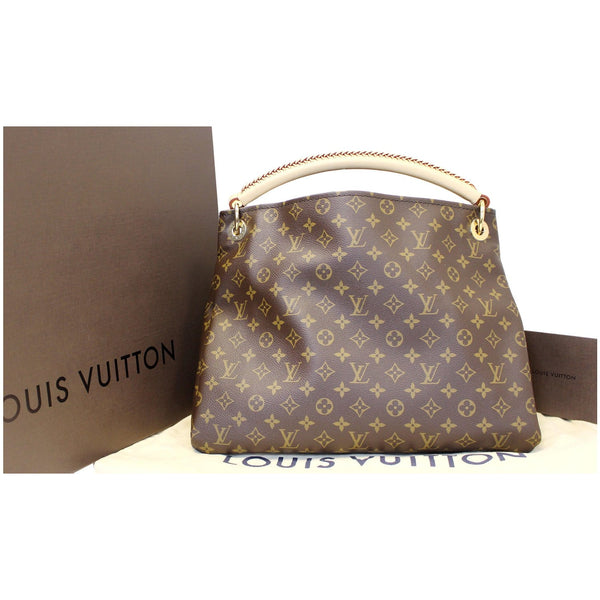 LOUIS VUITTON Artsy MM Monogram Canvas Shoulder Bag Brown-US