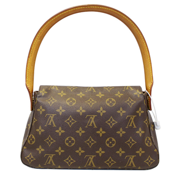 LOUIS VUITTON Monogram Canvas Looping PM Satchel Bag-US