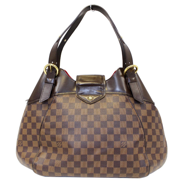 LOUIS VUITTON Sistina GM Damier Ebene Shoulder Handbag-US
