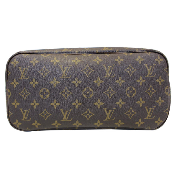 LOUIS VUITTON Neverfull MM Monogram Canvas Shoulder Bag Brown