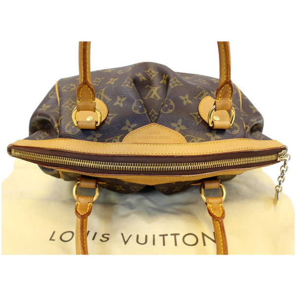 LOUIS VUITTON Tivoli PM Monogram Canvas Shoulder Bag Brown