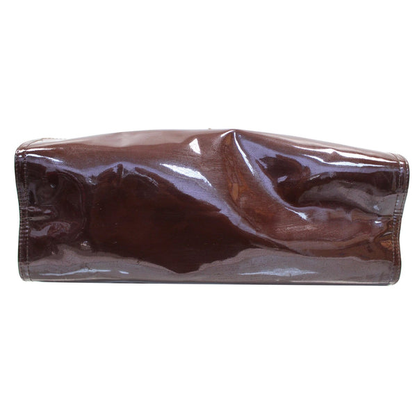 TORY BURCH Ella Lips Collection Patent Leather Tote Pink