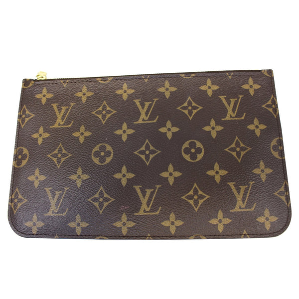 LOUIS VUITTON Monogram Canvas Pochette Wristlet Pouch Neverfull MM