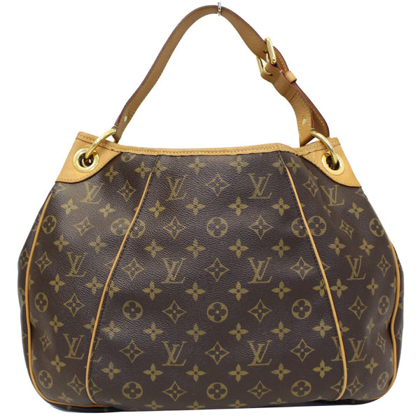LOUIS VUITTON Galliera PM Monogram Canvas Shoulder Handbag Brown