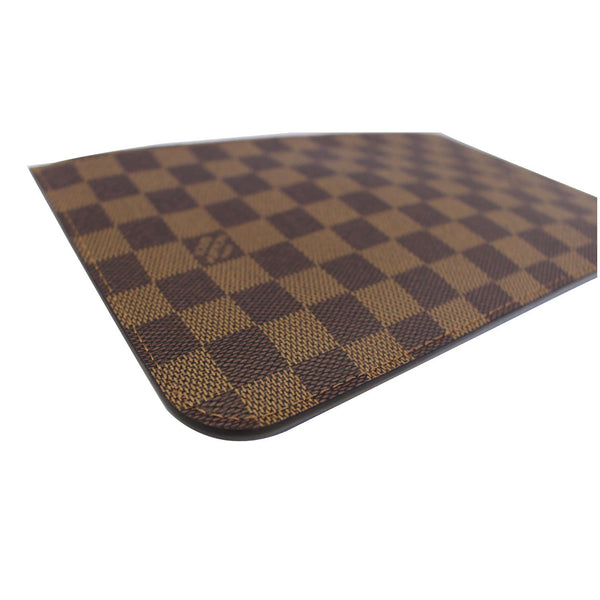 LOUIS VUITTON Pochette Wristlet Pouch Damier Ebene Neverfull MM