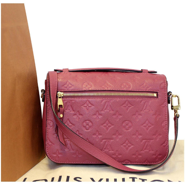 LOUIS VUITTON Metis Pochette Monogram Empreinte Crossbody Bag Pink-US