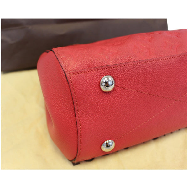 LOUIS VUITTON Montaigne BB Empreinte Leather Shoulder Bag Cherry-US