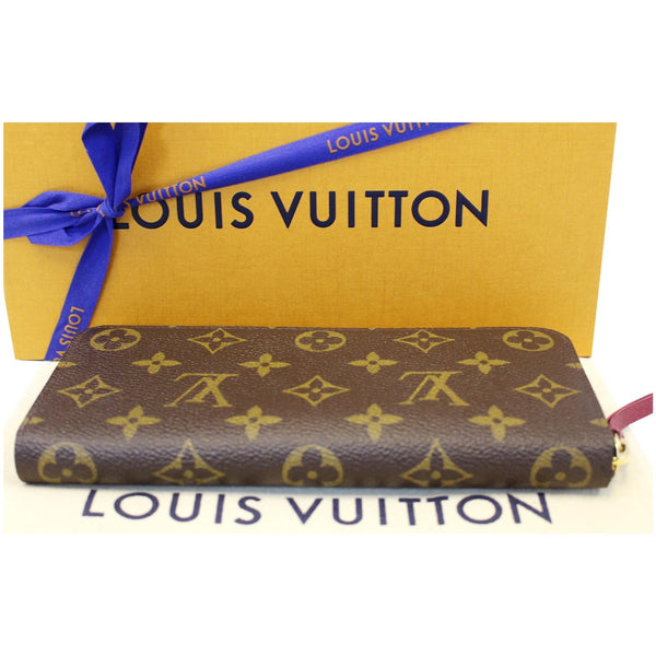 LOUIS VUITTON Clemence Monogram Canvas Wallet Brown-US
