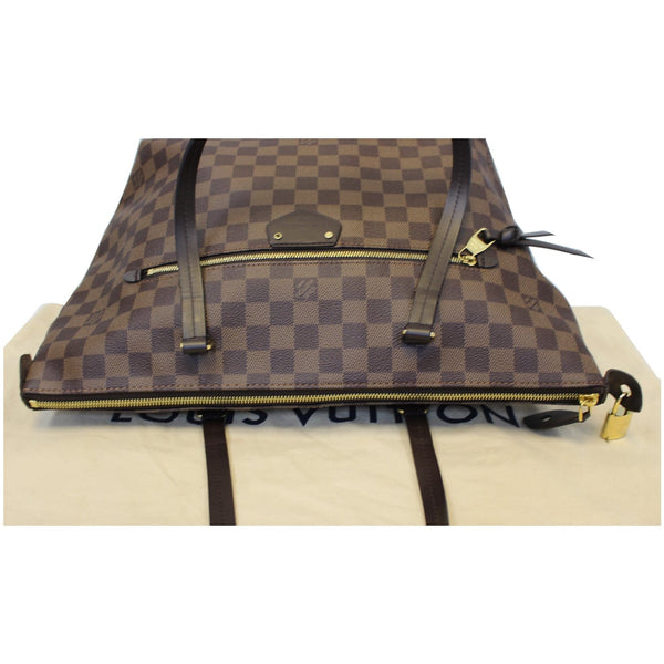 LOUIS VUITTON Iena MM Damier Ebene Shoulder Bag Brown