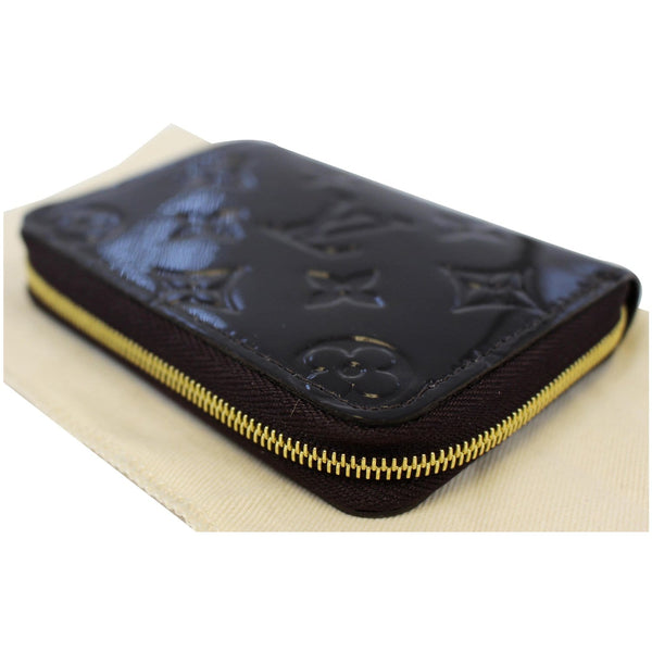 LOUIS VUITTON Vernis Zippy Coin Purse Wallet Amarante-US