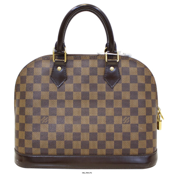 Louis Vuitton Damier Ebene Handbag - Louis Vuitton Alma - lv strap