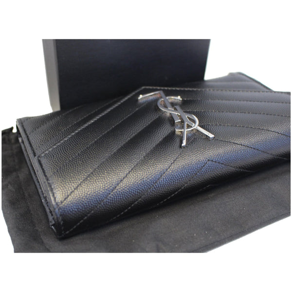 Yves Saint Laurent Wallet Large Grain De Poudre for sale