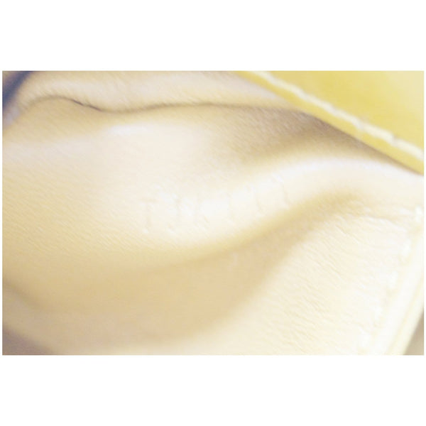 LOUIS VUITTON Monogram - Lockit lambskin Satchel Bag Mustard for sale