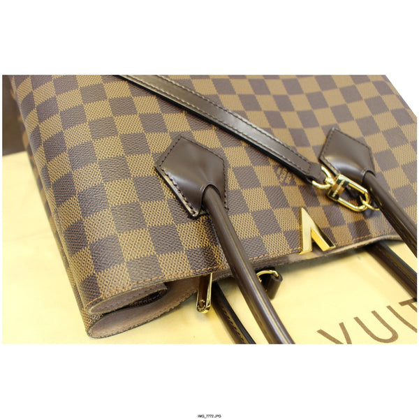 LOUIS VUITTON Kensington Damier Ebene Shoulder Handbag-US