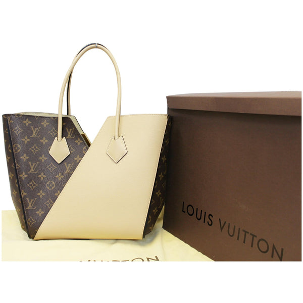 LOUIS VUITTON Kimono Monogram Calfskin Tote Bag Dune-US