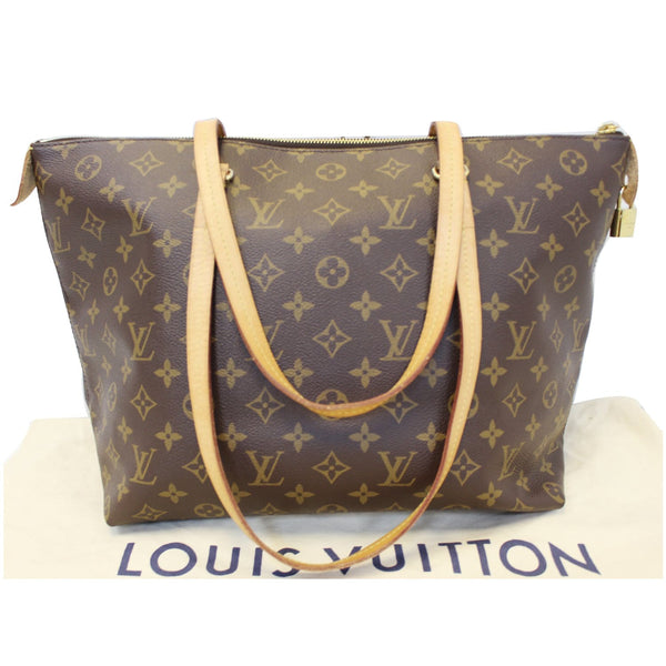LOUIS VUITTON Iena MM Monogram Canvas Shoulder Bag Brown