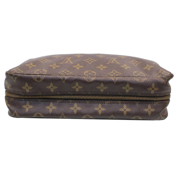 LOUIS VUITTON Trousse Toilette 23 Monogram Canvas Cosmetic Pouch Brown