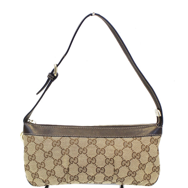 GUCCI Interlocking G Pochette GG Canvas Shoulder Bag Beige-US