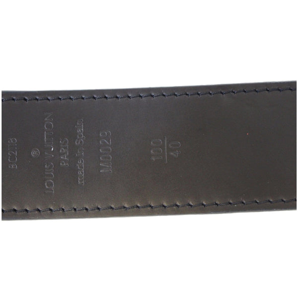 LOUIS VUITTON City Reversible Leather Belt Black 100/40-US