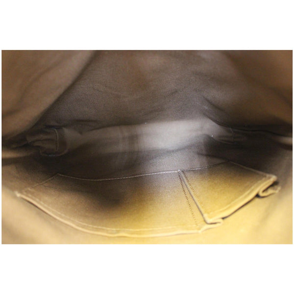 LOUIS VUITTON Odeon MM Monogram Canvas Shoulder Bag Brown