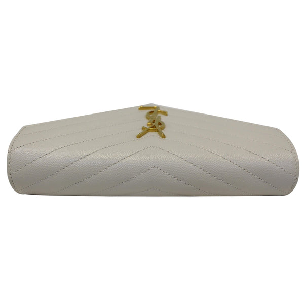 Yves Saint Laurent Wallet Chain Matelasse Chevron - bottom view