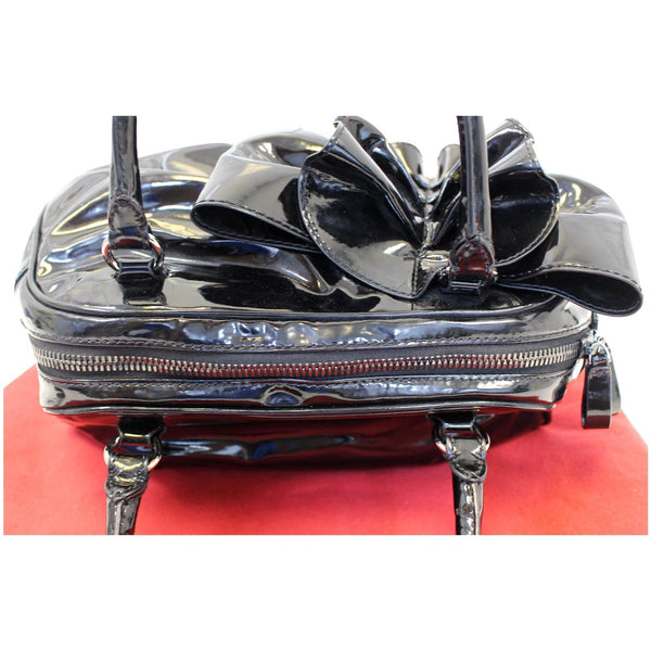 Valentino Shoulder Bag Garavani Lacca Bow - zip