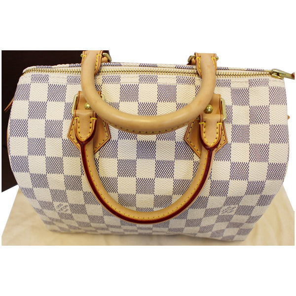 LOUIS VUITTON Speedy 25 Damier Azur Satchel Bag-US