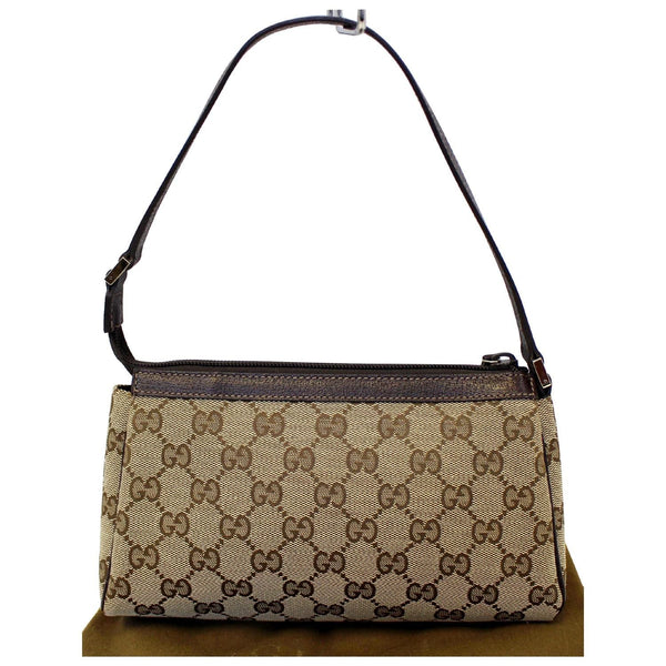 Gucci Beige/Ebony G Canvas Abbey D-Ring Pochette Bag-US