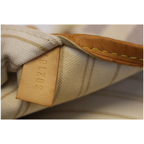 LOUIS VUITTON Neverfull MM Damier Azur Tote Shoulder Bag-US