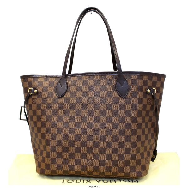 LOUIS VUITTON Neverfull MM Damier Ebene Shoulder Bag-US