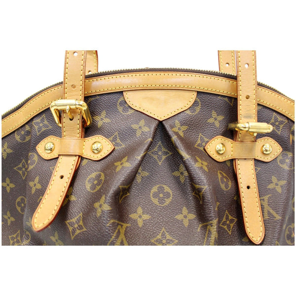 LOUIS VUITTON Tivoli GM Monogram Canvas Shoulder Bag Brown