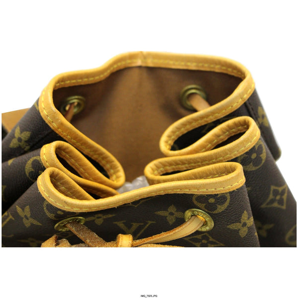 LOUIS VUITTON Montsouris GM Monogram Canvas Backpack Bag Brown-US