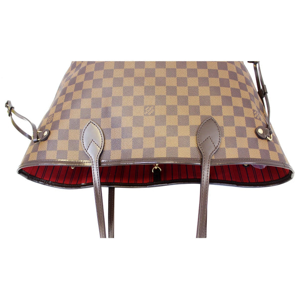 LOUIS VUITTON Damier Ebene Neverfull MM Brown Tote Bag-US