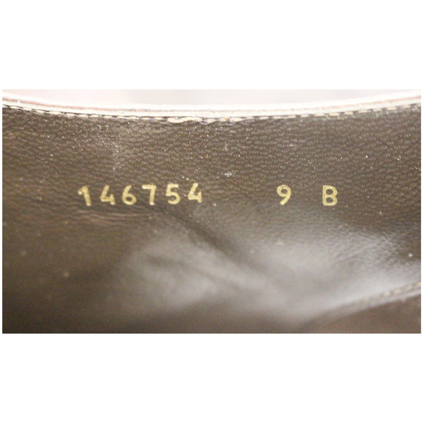 Gucci Boots Leather Brown Guccissima Size 9B - logo