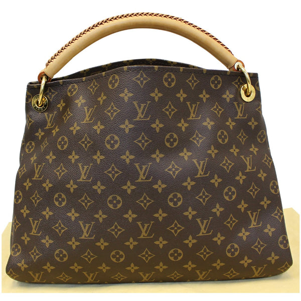 LOUIS VUITTON Artsy MM Monogram Canvas Shoulder Bag Brown