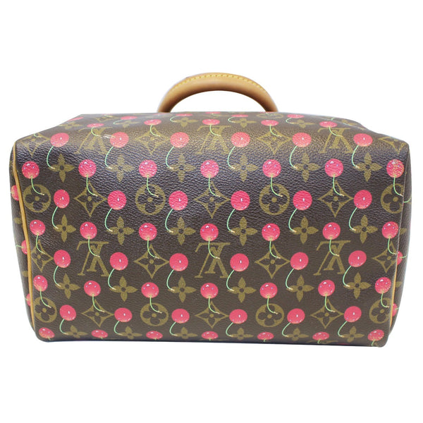 LOUIS VUITTON Cerises Speedy 25 Monogram Canvas Satchel Bag Brown-US