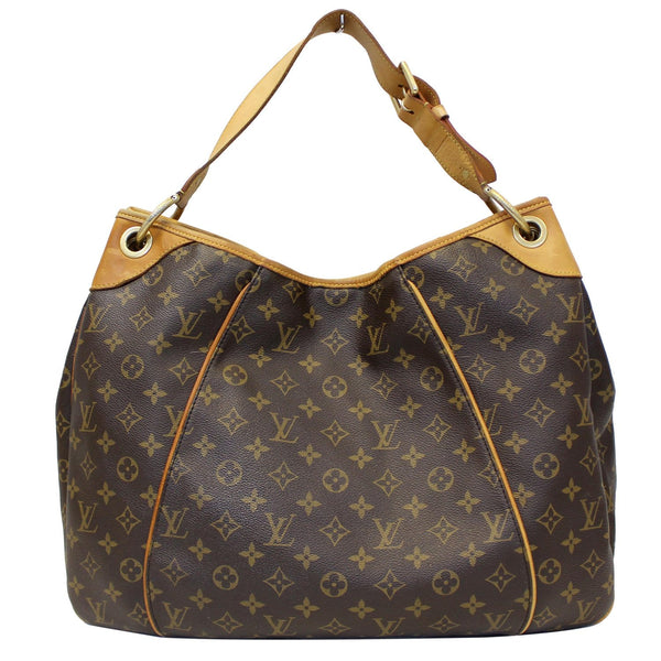 LOUIS VUITTON Galliera GM Monogram Canvas Shoulder Tote Bag Brown