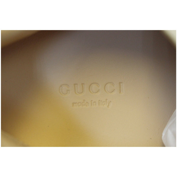 GUCCI Stripe Leather Sneaker White Size US 7-US