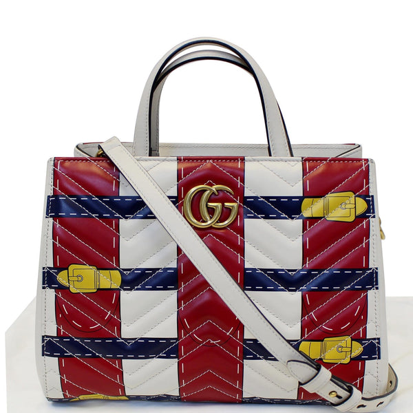 Gucci Shoulder Bag Trompe L’oeil Print Marmont - full view