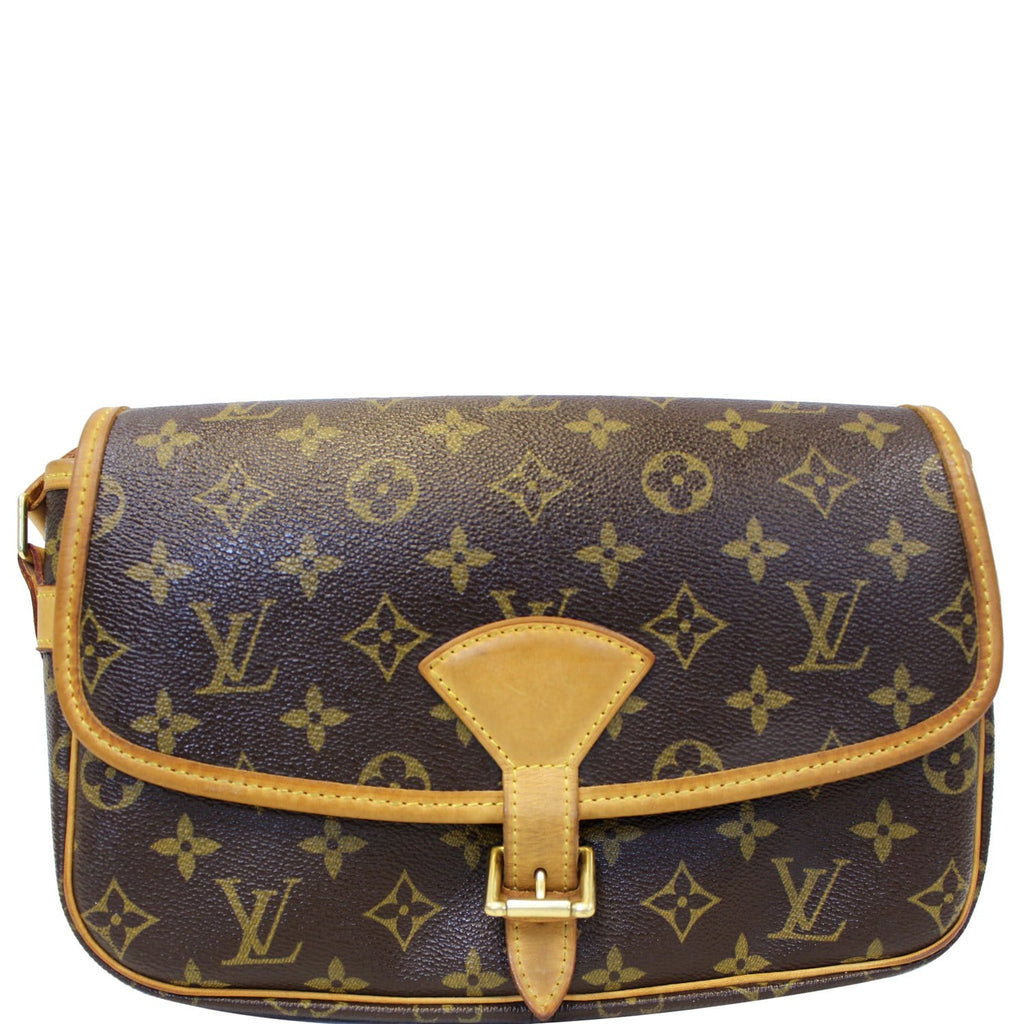 Sologne cloth crossbody bag Louis Vuitton Brown in Cloth - 25507411