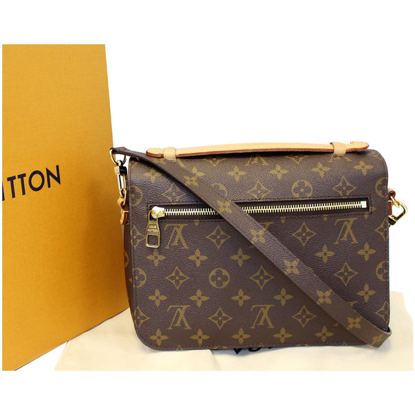LOUIS VUITTON Metis Pochette Monogram Canvas Crossbody Bag Brown