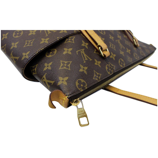 Louis Vuitton Totally MM Canvas Tote Shoulder Bag - left view