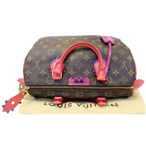 lv Totem Speedy 30 Monogram Canvas bag straps