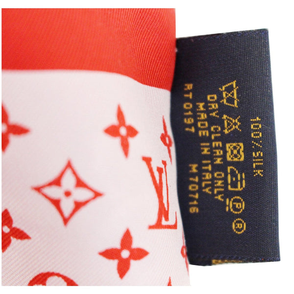 Louis Vuitton Monokinawa Pink Silk Bandeau Scarf-US