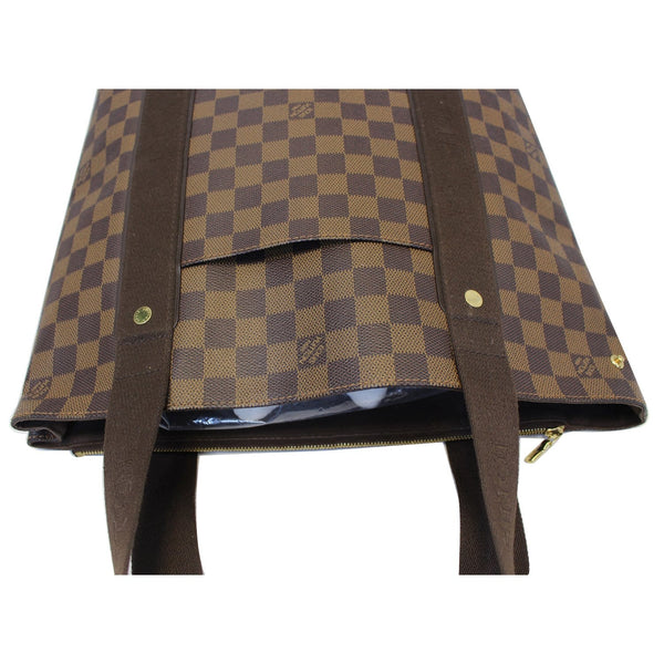 LOUIS VUITTON Cabas Beaubourg Damier Ebene Shoulder Bag Brown