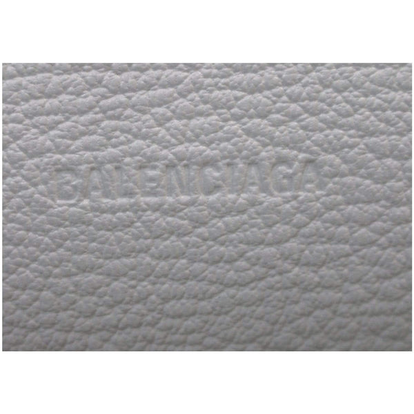 Balenciaga Flap Scarf XS Top Handle Crossbody Bag grained logo