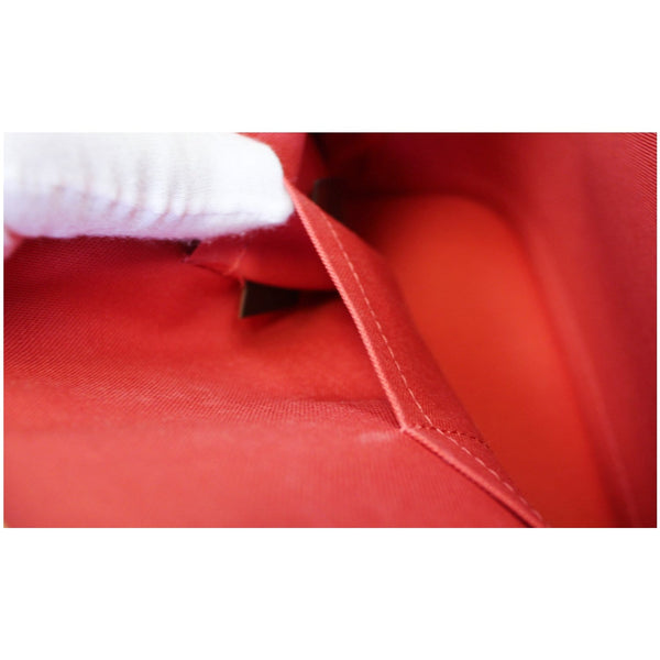 LOUIS VUITTON Alma Damier Ebene Satchel Bag Brown-US