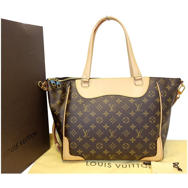 LOUIS VUITTON Estrela MM NM Monogram Canvas Brown Shoulder Bag Brown-US