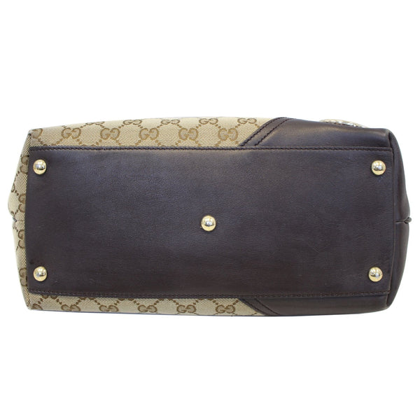 GUCCI New Britt Medium Monogram Canvas Tote Shoulder Bag-US