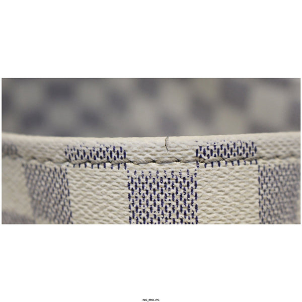 LOUIS VUITTON Artsy MM Damier Azur Shoulder Bag White-US